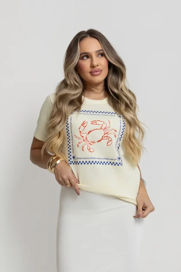 T-shirt Amarela Siri