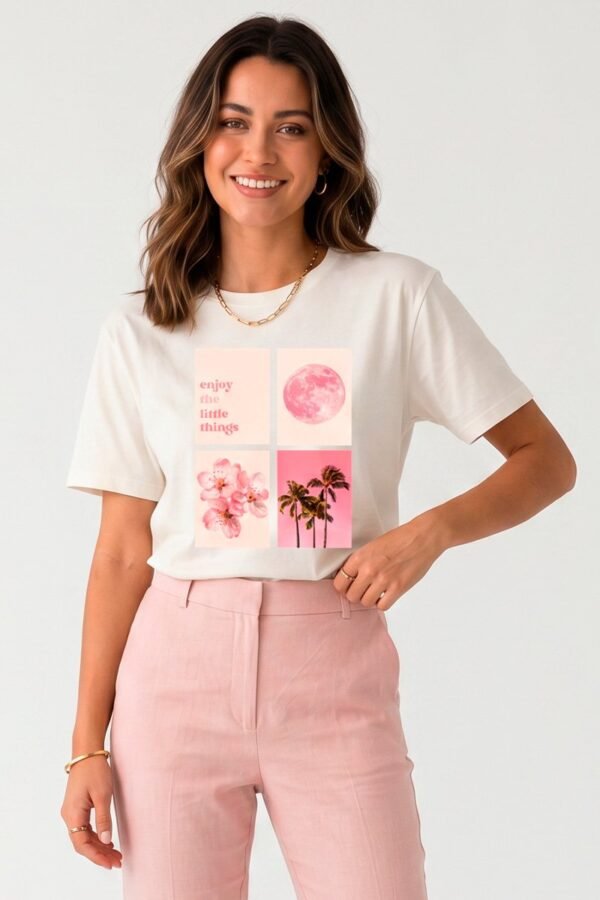 T-shirt Feminina Off Lua
