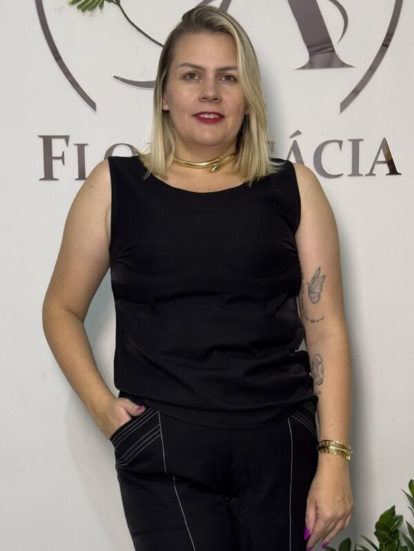 Blusa viscose Preto