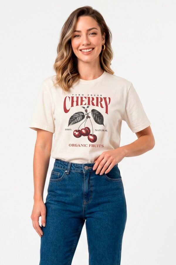 T-shirt Feminina Off Cherry
