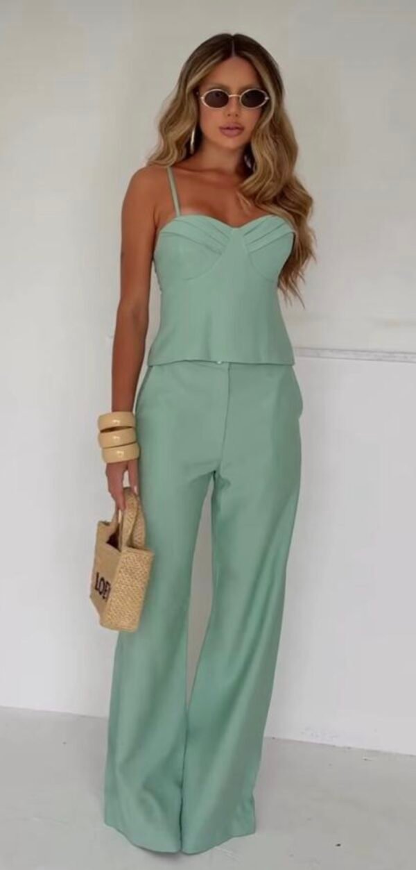 Conjunto Longo Blusa com Prega Busto