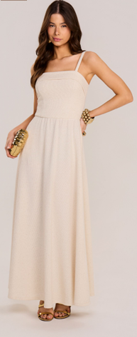 VESTIDO LONGO ALÇA C/FAIXA